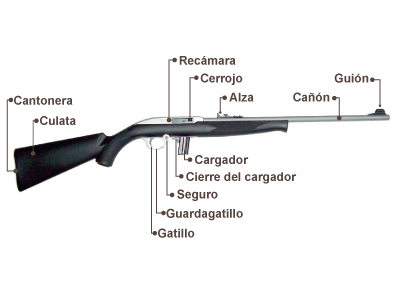 Rifle Semi Automatico calibre 22