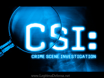 Investigacion de la escena del crimen (imagen: serie de la CBS Producciones)