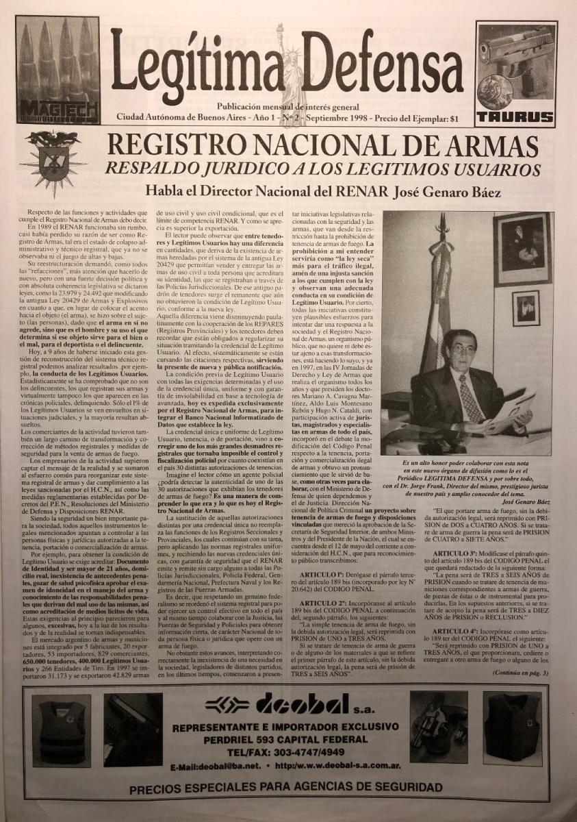 Tapa - Entrevista a Jose Genaro Baez