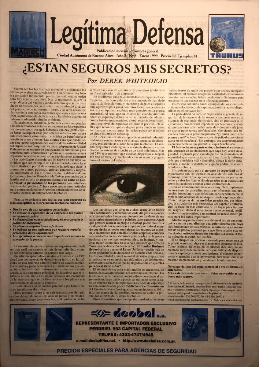 Diario 6 - Enero 1999 - Tapa