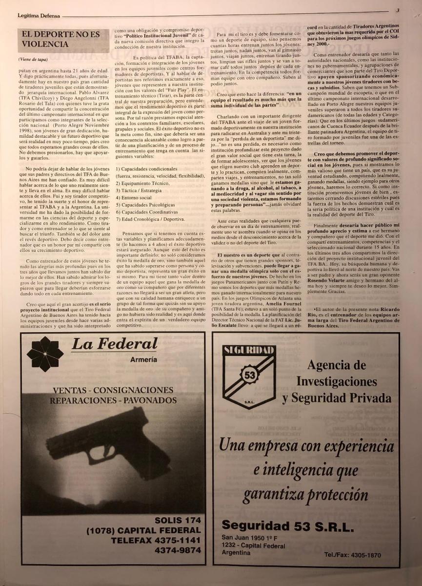 Diario Legitima Defensa - edición número 7 - Febrero de 1999